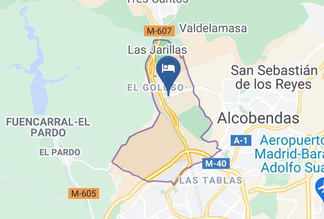 Madrid - Residencia Universitaria Erasmo Maps
