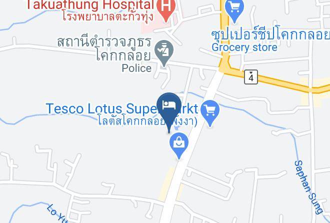 Amphoe Takua Thung - Erawan Phang Nga Hotel Maps
