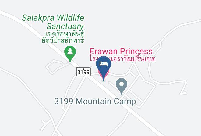 Amphoe Mueang Kanchanaburi - Erawan Princess Hotel Maps