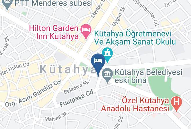 Kutahya Alipasa - Erbaylar Otel Ve Restaurant Maps