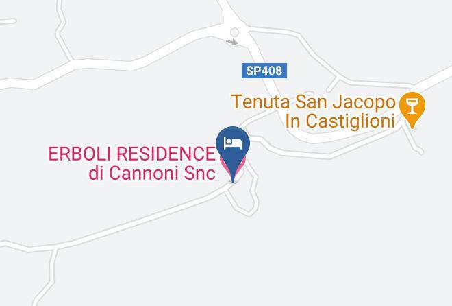 Arezzo - Erboli Residence Di Cannoni Snc Maps