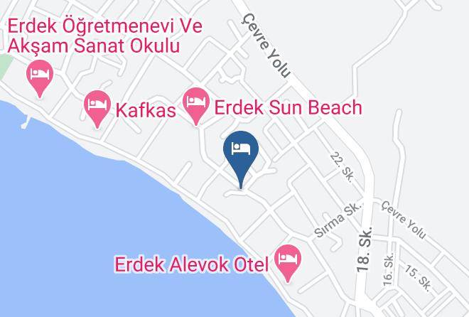 Erdek - Erdek Arda Motel Maps