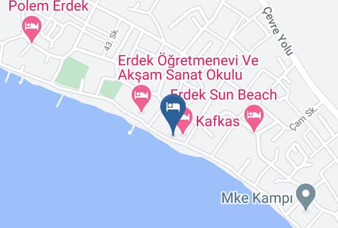 Erdek Yakamoz Otel Map