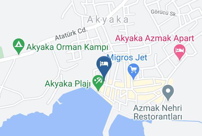 Ula - Erdem Otel Maps