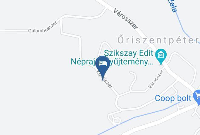 Oriszentpeter - Erdoalja Vendeghaz Maps