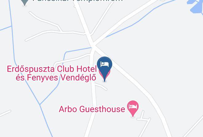 Debrecen - Erdospuszta Club Fenyves Hotel And Restaurant Maps