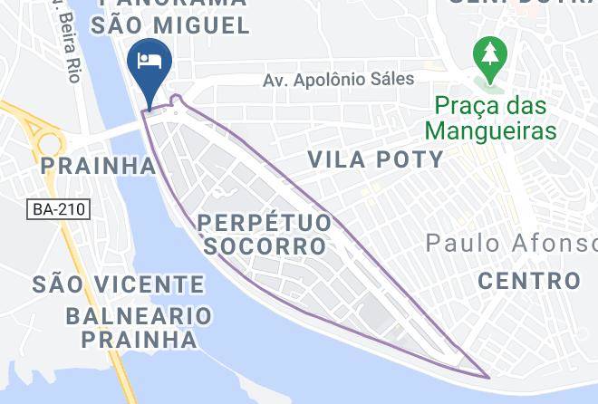 Paulo Afonso - Erel Point Hotel Maps