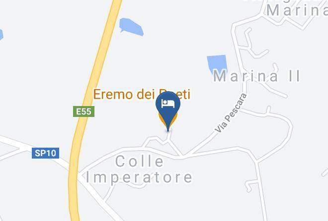Teramo - Eremo Dei Poeti Maps