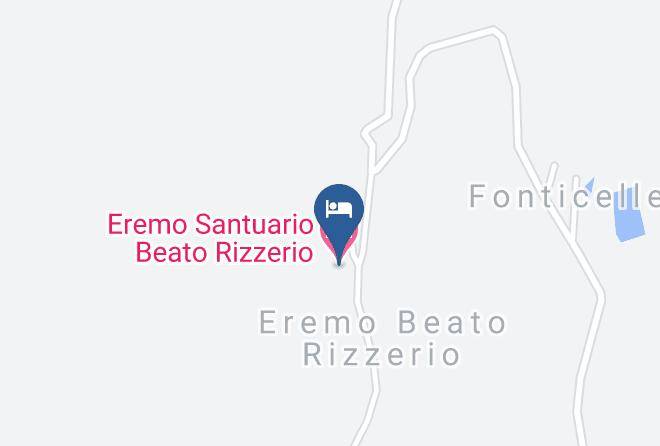 Eremo Santuario Beato Rizzerio Map