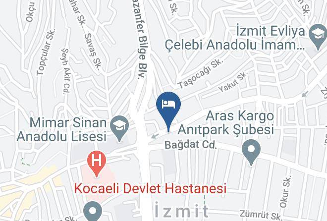 Izmit - Eren Otel Maps
