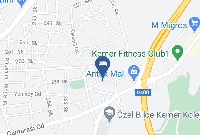 Kemer - Erendiz Garten Hotel Maps