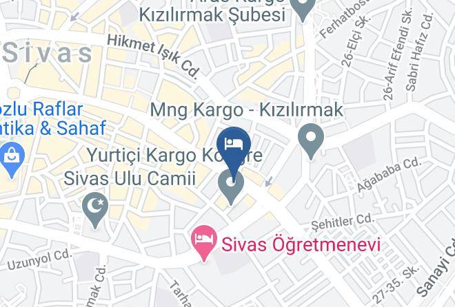 Sivas Pasabey - Eretna Hotel Maps