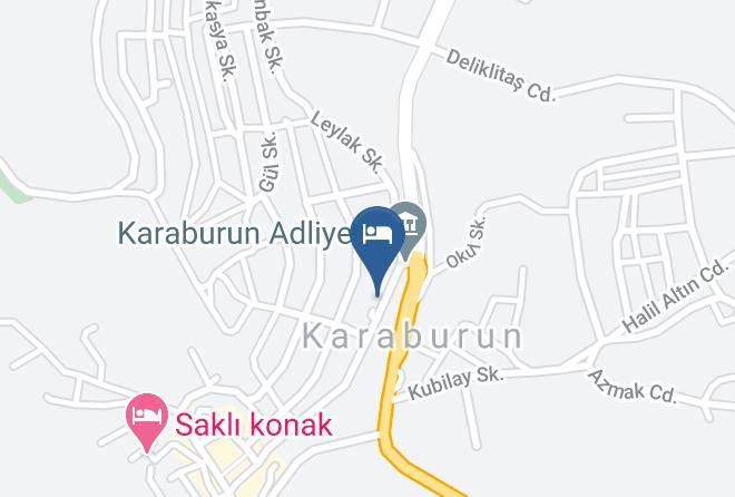 Karaburun - Ergin Restoran Maps