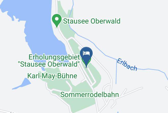 Erholungsgebiet Stausee Oberwald Map