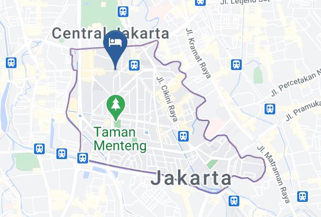 Central Jakarta - Erian Hotel Maps