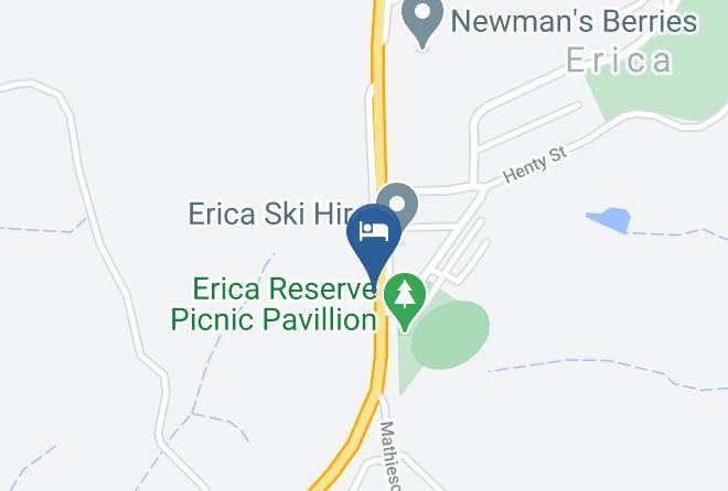 Baw Baw - Erica Hotel Maps