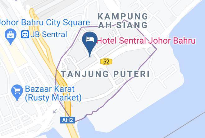 Johor Bahru - Erica Hotel Maps
