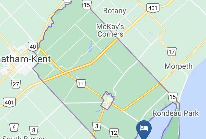 Chatham Kent - Erie O Motel And Marina Maps