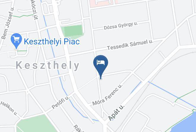 Keszthely - Erika Pension Maps