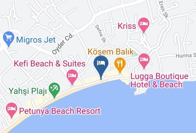 Bodrum - Eris Otel Maps