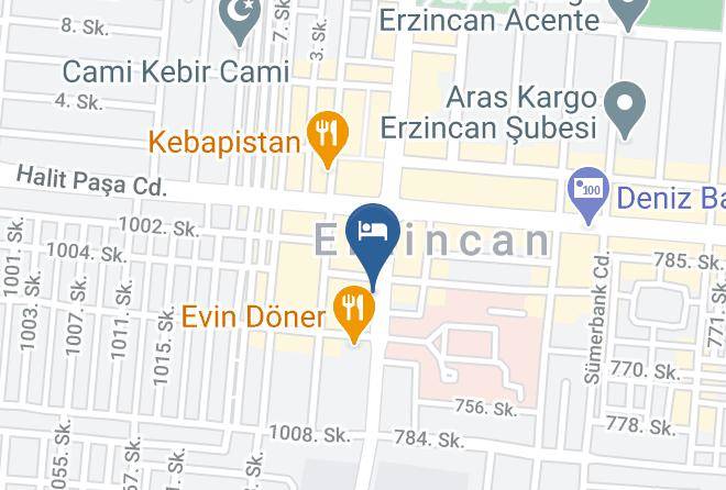 Erzincan Karaagac - Eriza Boutique Hotel Maps