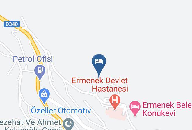 Ermenek - Ermenek Konukevi Maps