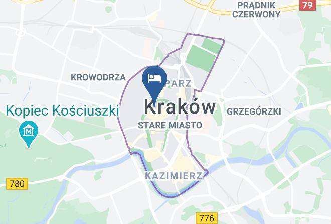 Ermine Suites Krakow Map