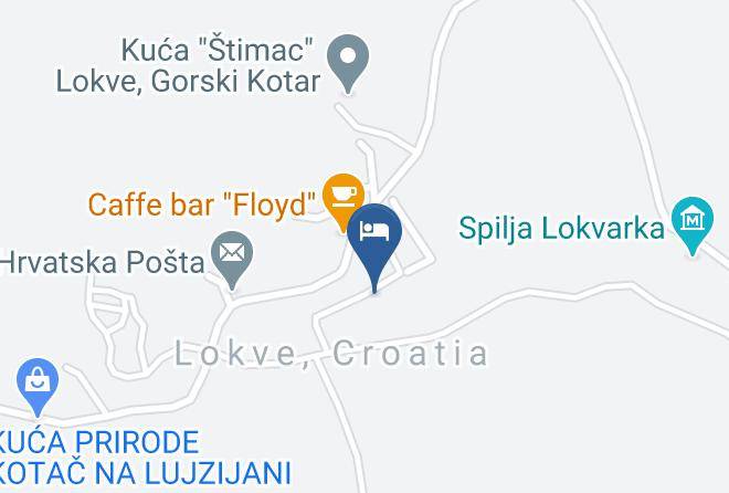 Lokve - Ernestova Kuca Maps