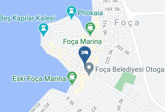 Foca - Erol Pansiyon Maps