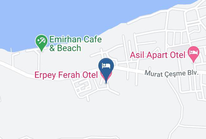 Burhaniye - Erpey Ferah Otel Maps