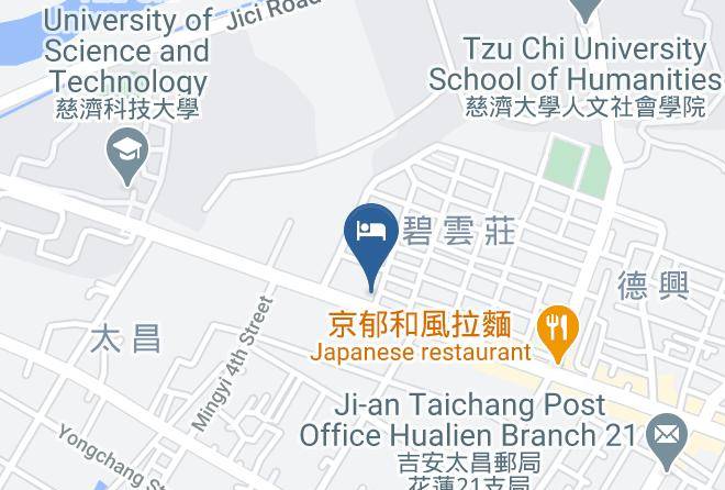 See Hualien Bed And Breakfast Mapa - Taiwan - Hualiennty