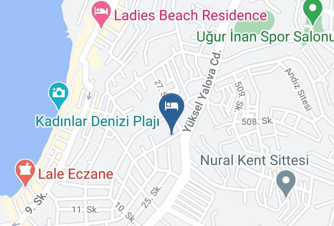 Kusadasi - Ersah Hotel Maps