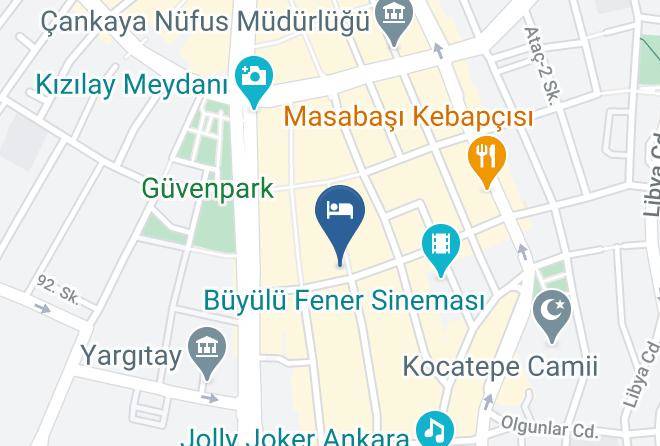 Cankaya - Ersan Otel Maps