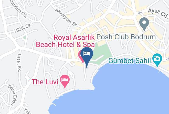 Bodrum - Erta Soyak Beach Hotel Maps