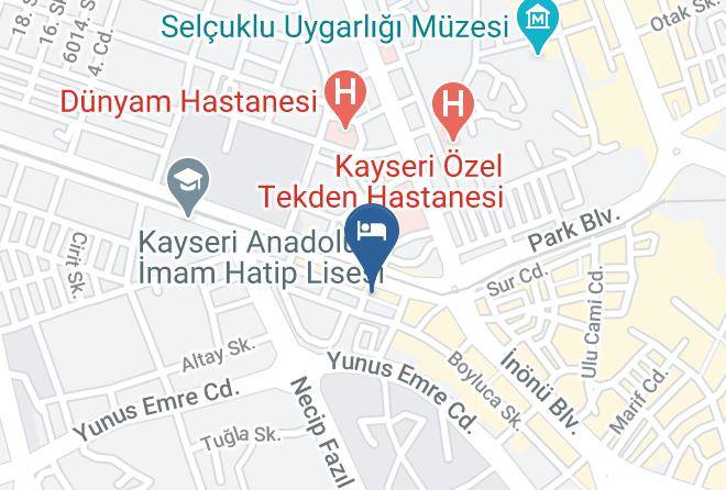 Melikgazi - Erta Soyak Hotel Maps