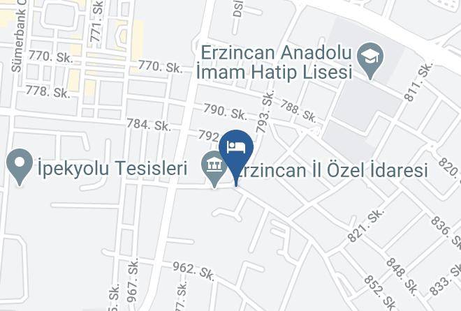 Erzincan Sosyal Tesisleri Map