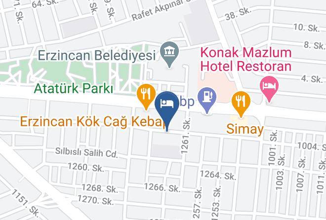 Erzincan Halitpasa - Erzincan Zseven Butik Otel Maps
