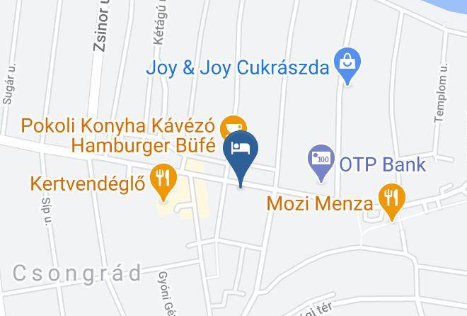 Csongrad - Erzsebet Hotel Es Kavehaz Maps
