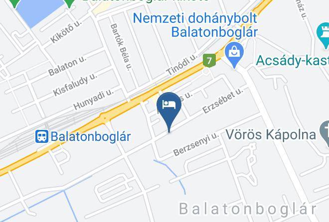 Balatonboglar - Erzsebet Vendeglo Maps