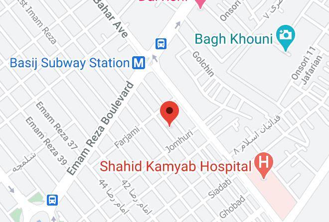 Esatis Hotel Mashhad Map