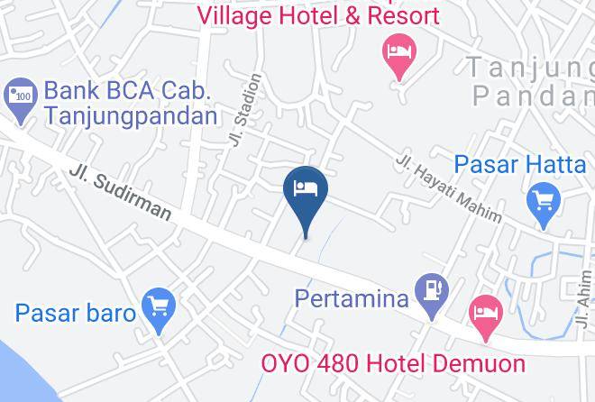 Belitung Regency - Esbe Hotel Maps