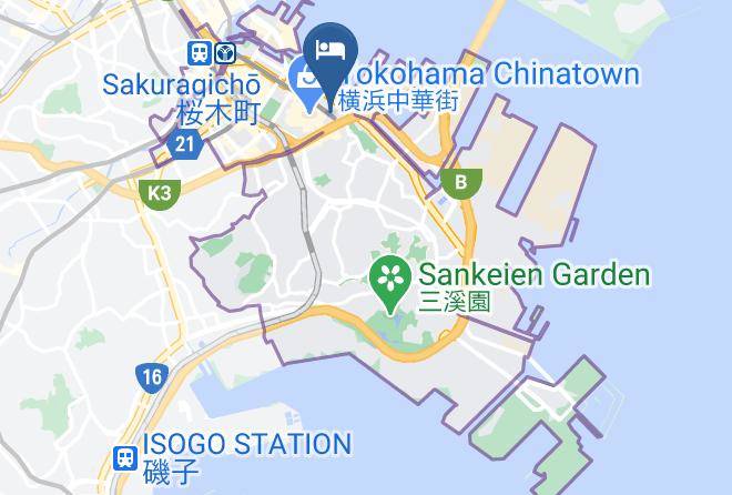 Yokohama City Naka Ward - Escale Yokohama Maps
