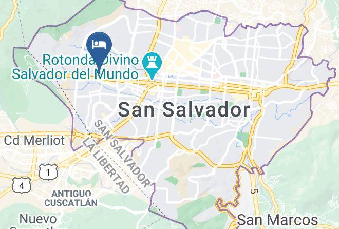 San Salvador - Escalon Plaza Hotel Maps