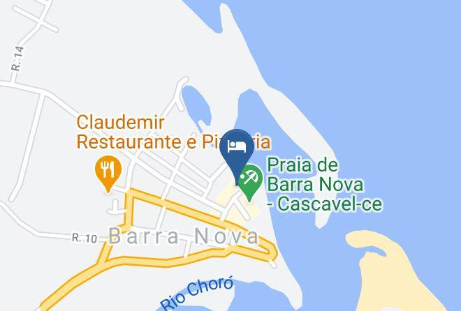 Cascavel - Escape Pousada Kiteschool Barra Nova Brazil Maps