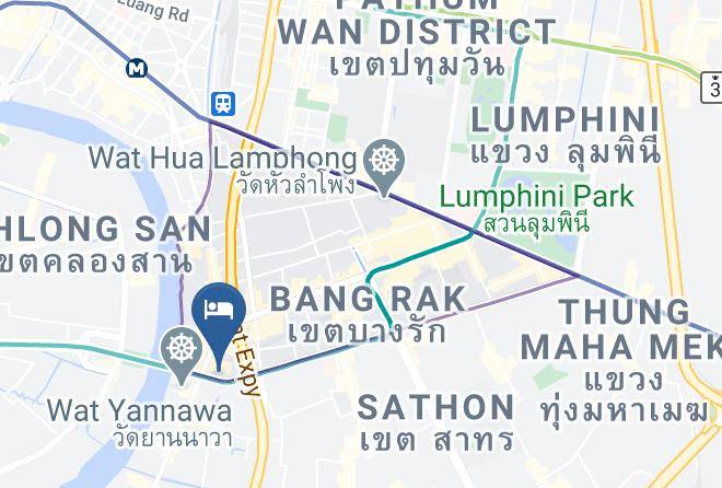 Escape At Sathorn Terrace Boutique Hometel Map - Bangkok City - Phra Nakhon