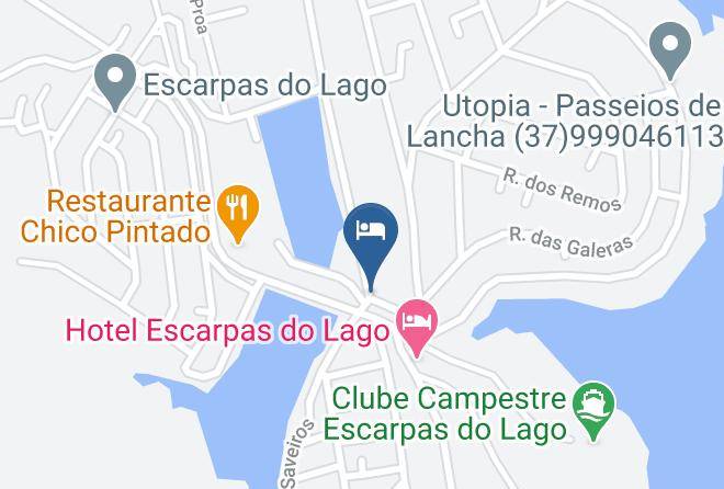 Capitolio - Escarpas Jatoba Hotel Maps