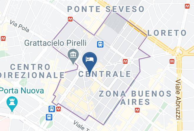 Milan - Esco Hotel Milano Maps