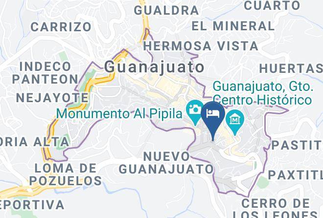 Guanajuato City Centre - Escondite Potrero Maps