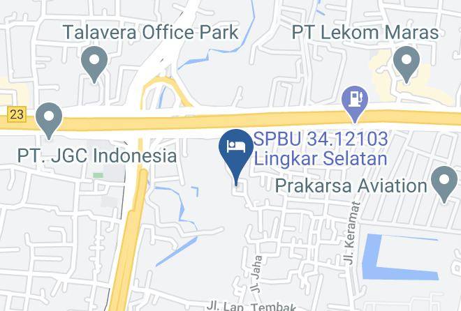 Jakarta Selatan - Escotel Cilandak Maps