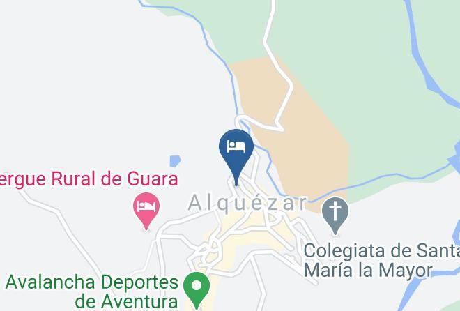 Huesca - Escuela Refugio Alquezar Maps